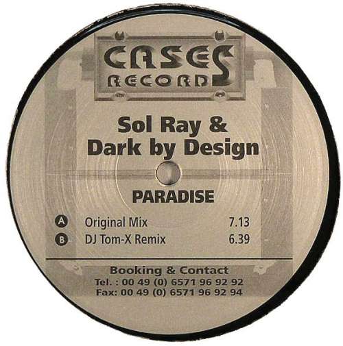 Cover Sol Ray & Dark By Design - Paradise (12) Schallplatten Ankauf