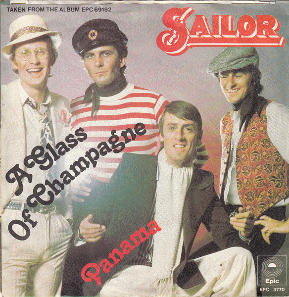 Cover Sailor - A Glass Of Champagne (7, Single, RP) Schallplatten Ankauf
