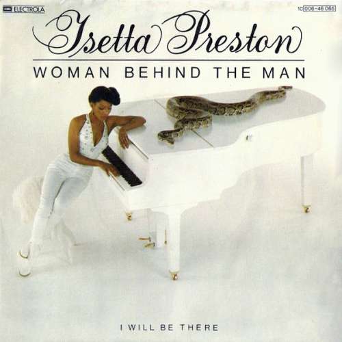Cover Isetta Preston - Woman Behind The Man (7, Single) Schallplatten Ankauf