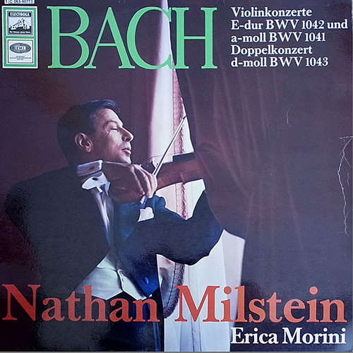 Cover Nathan Milstein - Erica Morini - Bach* - Violinkonzerte BWV 1041, 1042 Und 1043 (LP, Album) Schallplatten Ankauf