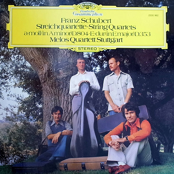 Bild Melos Quartett - Franz Schubert - Schubert: Streichquartette A-Moll D. 804 Und E-Dur D. 353 (LP, Album) Schallplatten Ankauf