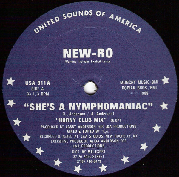 Bild New-Ro - She's A Nymphomaniac (12, Blu) Schallplatten Ankauf