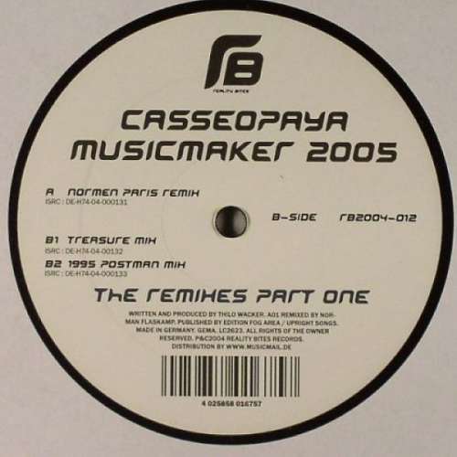 Cover Casseopaya - Musicmaker 2005 (The Remixes Part One) (12) Schallplatten Ankauf