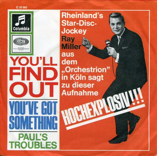 Cover Paul's Troubles - You'll Find Out (7, Single, Mono) Schallplatten Ankauf