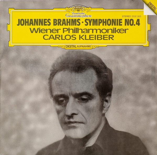 Cover Johannes Brahms - Wiener Philharmoniker, Carlos Kleiber - Symphonie No. 4 (LP, Album) Schallplatten Ankauf