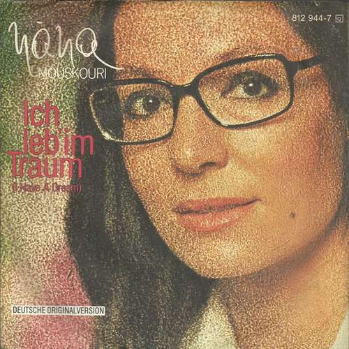 Cover Nana Mouskouri - Ich Leb' Im Traum (I Have A Dream) (7, Single) Schallplatten Ankauf