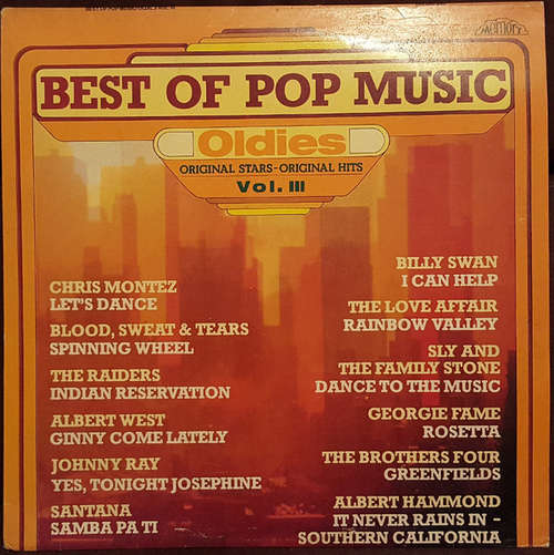 Cover Various - Best Of Pop Music - Oldies Vol III (LP, Comp) Schallplatten Ankauf