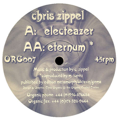 Cover Chris Zippel - Electeazer / Eternum (12) Schallplatten Ankauf
