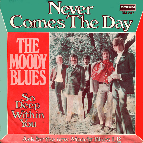 Cover The Moody Blues - Never Comes The Day (7, Single, Promo) Schallplatten Ankauf
