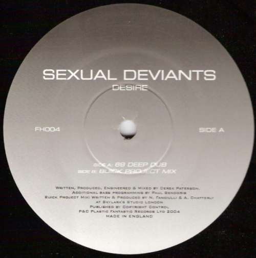 Cover Sexual Deviants - Desire (12) Schallplatten Ankauf