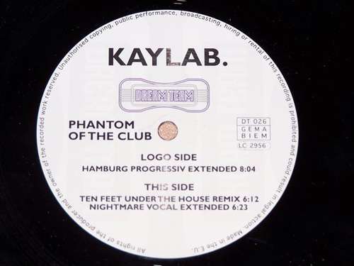 Cover Kaylab.* - Phantom Of The Club (12) Schallplatten Ankauf
