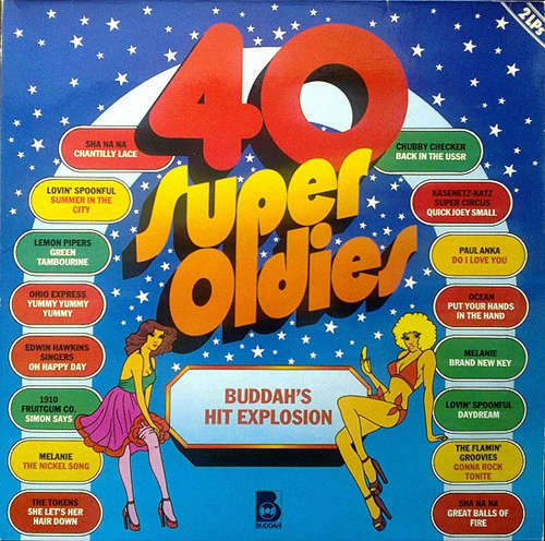 Cover Various - 40 Super Oldies (2xLP, Comp) Schallplatten Ankauf