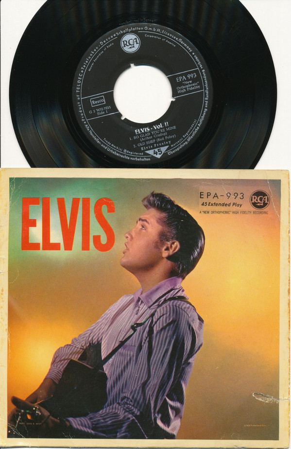 Cover Elvis Presley - Volume II (7, EP, RP) Schallplatten Ankauf