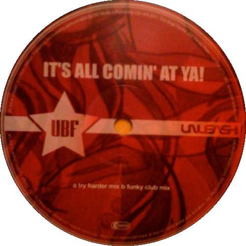 Cover UBF - It's All Comin' At Ya (12) Schallplatten Ankauf