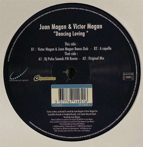 Cover Juan Magan & Victor Magan* - Dancing Loving (12) Schallplatten Ankauf
