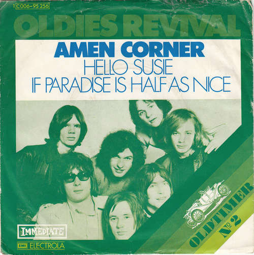 Cover Amen Corner - Hello Susie / If Paradise Is Half As Nice (7, Single, RE) Schallplatten Ankauf