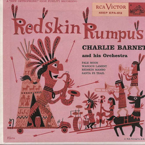 Cover Charlie Barnet And His Orchestra - Redskin Rumpus (7, EP) Schallplatten Ankauf