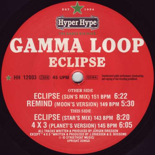 Cover Eclipse Schallplatten Ankauf