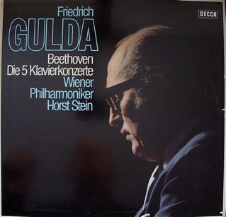 Cover Friedrich Gulda, Wiener Philharmoniker, Horst Stein - Friedrich Gulda -Beethoveen Die 5 Klavierkonzerte (4xLP, Box) Schallplatten Ankauf