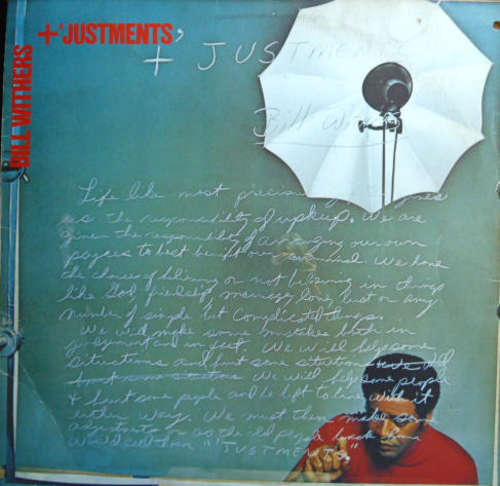 Cover Bill Withers - +'Justments (LP, Album) Schallplatten Ankauf