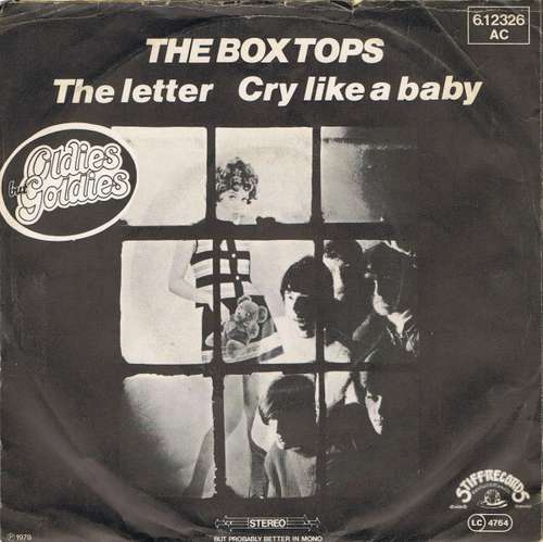 Cover The Box Tops* - The Letter / Cry Like A Baby (7, Single) Schallplatten Ankauf