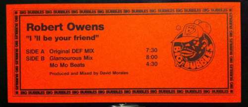Cover Robert Owens - I'll Be Your Friend (12, W/Lbl) Schallplatten Ankauf