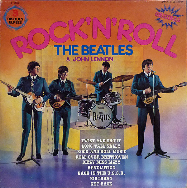 Cover The Beatles & John Lennon - Rock 'N' Roll (3xLP, Comp + Box) Schallplatten Ankauf