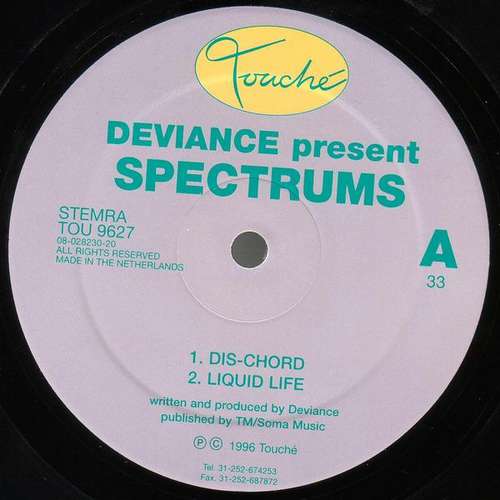 Cover Deviance present Spectrums* - Dis-Chord (12) Schallplatten Ankauf