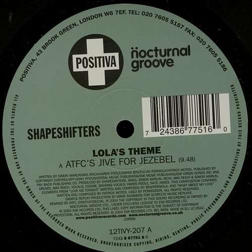 Cover Lola's Theme Schallplatten Ankauf