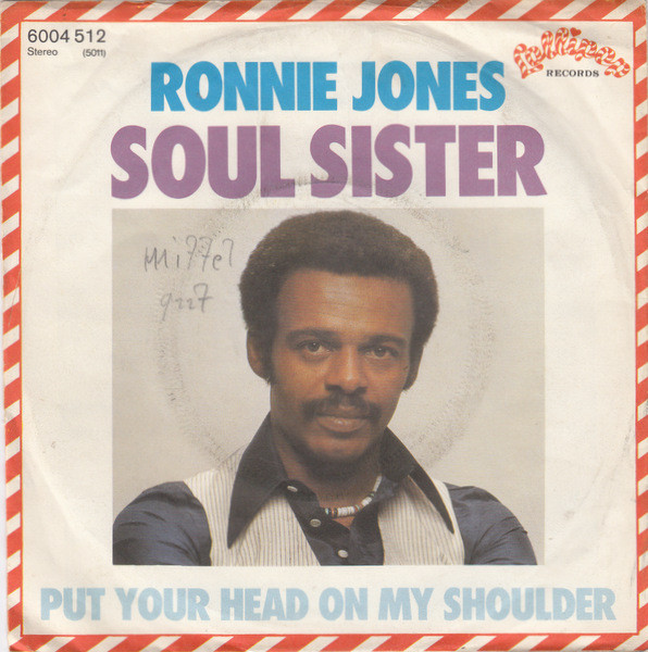 Cover Ronnie Jones - Soul Sister (7, Single) Schallplatten Ankauf