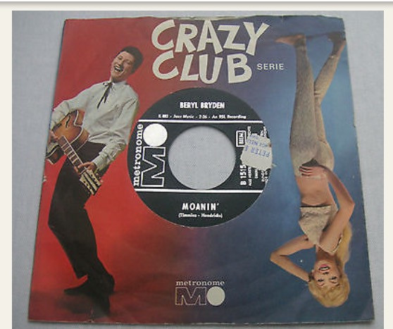 Cover Beryl Bryden - Moanin' / I'm Movin' On (7) Schallplatten Ankauf