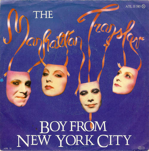 Cover The Manhattan Transfer - Boy From New York City (7, Single) Schallplatten Ankauf