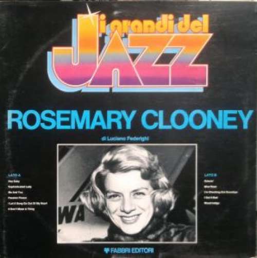 Cover Rosemary Clooney - I Grandi Del Jazz (LP, Comp) Schallplatten Ankauf
