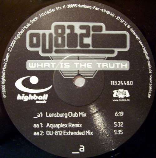 Cover OU812 - What Is The Truth (12) Schallplatten Ankauf