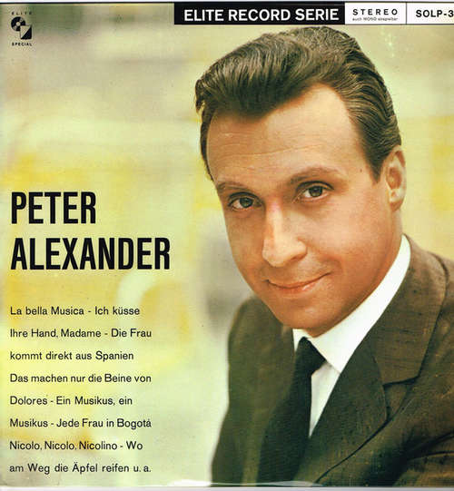 Cover Peter Alexander - Peter Alexander (LP, Album) Schallplatten Ankauf