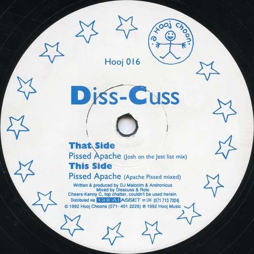 Cover Diss-Cuss - Pissed Apache (12) Schallplatten Ankauf