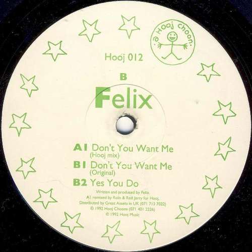 Cover Felix - Don't You Want Me (12) Schallplatten Ankauf