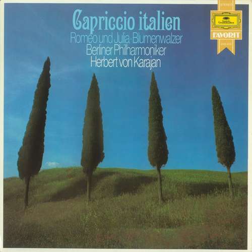 Cover Berliner Philharmoniker, Herbert Von Karajan / Peter Tschaikowsky* - Capriccio Italien (LP, RE) Schallplatten Ankauf