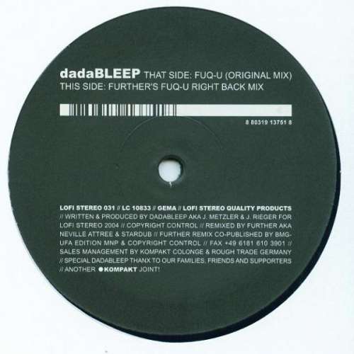 Cover Dadableep - Fuq-U (12) Schallplatten Ankauf