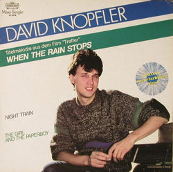 Cover David Knopfler - When The Rain Stops (12, Maxi, Mono, Blu) Schallplatten Ankauf