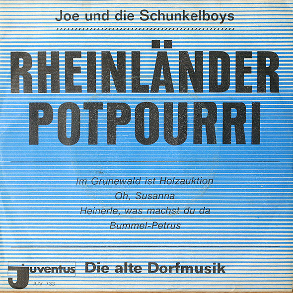 Cover Joe Und Die Schunkelboys - Rheinländer Potpourri (7, Single) Schallplatten Ankauf
