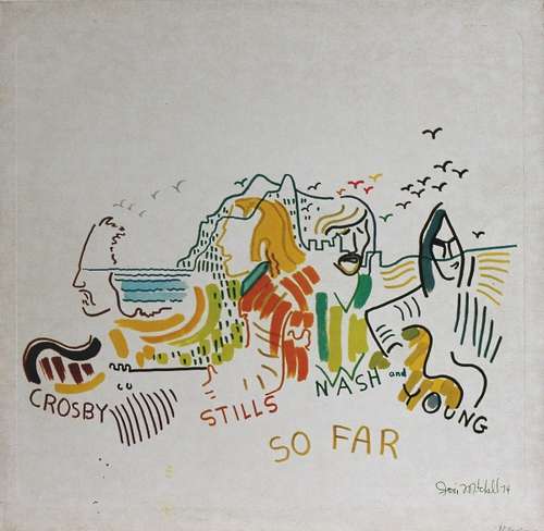 Cover Crosby, Stills, Nash & Young - So Far (LP, Comp, Club) Schallplatten Ankauf