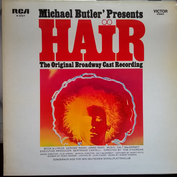 Cover Various - Hair - The Original Broadway Cast Recording (LP, Album, Club) Schallplatten Ankauf
