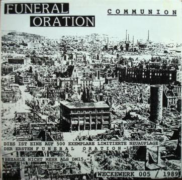 Bild Funeral Oration (2) - Communion (LP, Album, RE) Schallplatten Ankauf