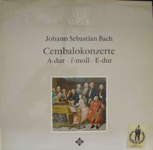 Cover Gustav Leonhardt, Leonhardt-Consort - Johann Sebastian Bach - Cembalokonzerte A-Dur, F-Moll, E-Dur (LP) Schallplatten Ankauf