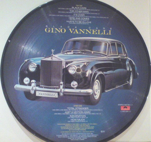 Cover Gino Vannelli - Black Cars (LP, Album, Pic) Schallplatten Ankauf