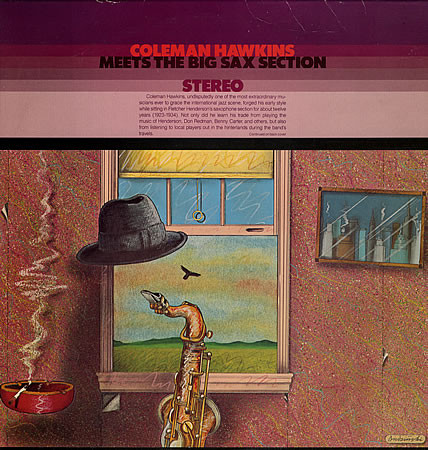 Cover Coleman Hawkins - Meets The Big Sax Section (LP, RE) Schallplatten Ankauf