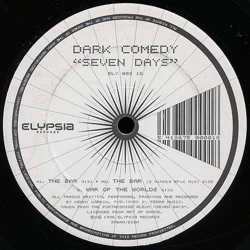 Cover Dark Comedy - Seven Days (12) Schallplatten Ankauf