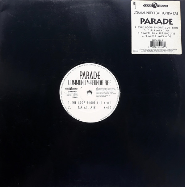 Cover Community Feat. Fonda Rae - Parade (12) Schallplatten Ankauf
