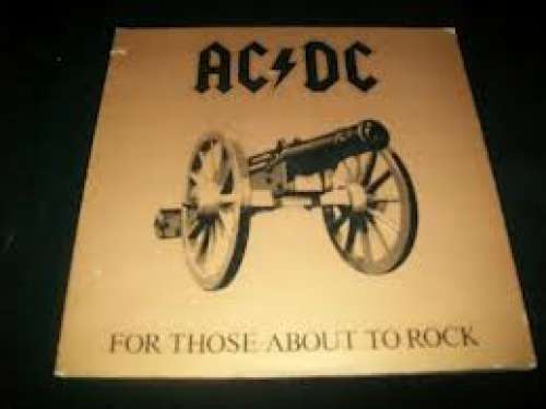 Cover AC/DC - For Those About To Rock (We Salute You) (LP, Album, Gat) Schallplatten Ankauf